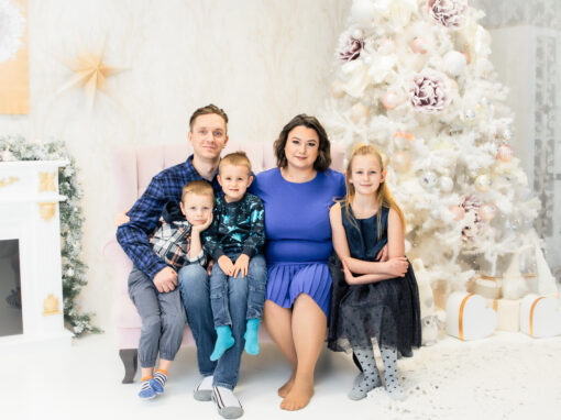 Triinu ja Taavi pere stuudios