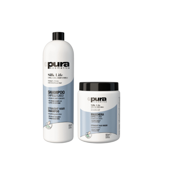 Pura Kosmetica Silk Life šampoon ja mask 1000ml